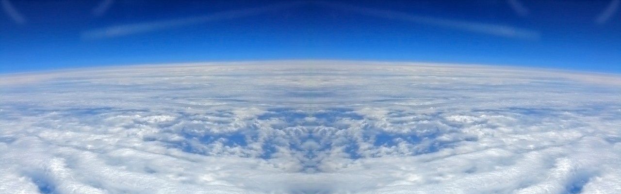 Looking down on the clouds